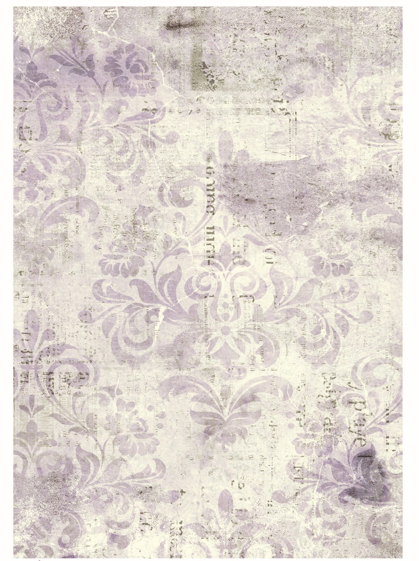 Vintage Floral Decoupage Rice Paper - Furniture Decoupage