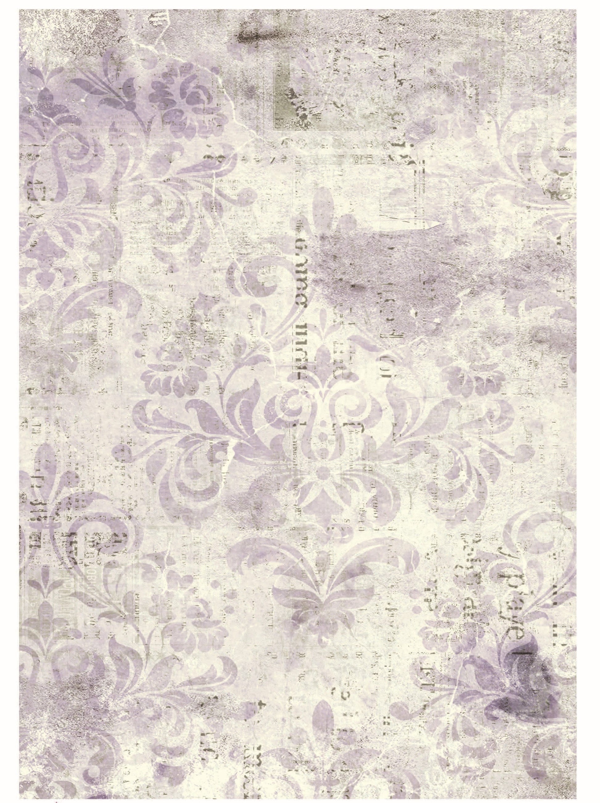 Vintage Floral Decoupage Rice Paper - Furniture Decoupage
