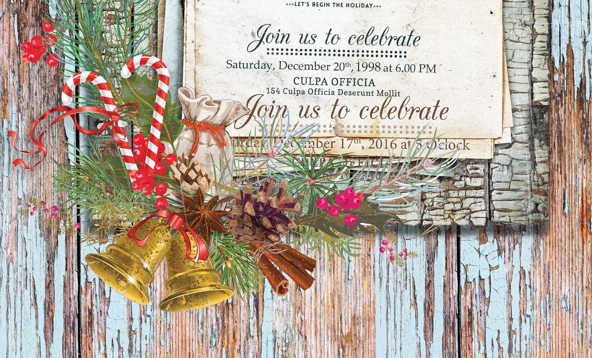 Merry Christmas - Decorative Christmas Paper - Decoupage for Furniture - Large Size Options