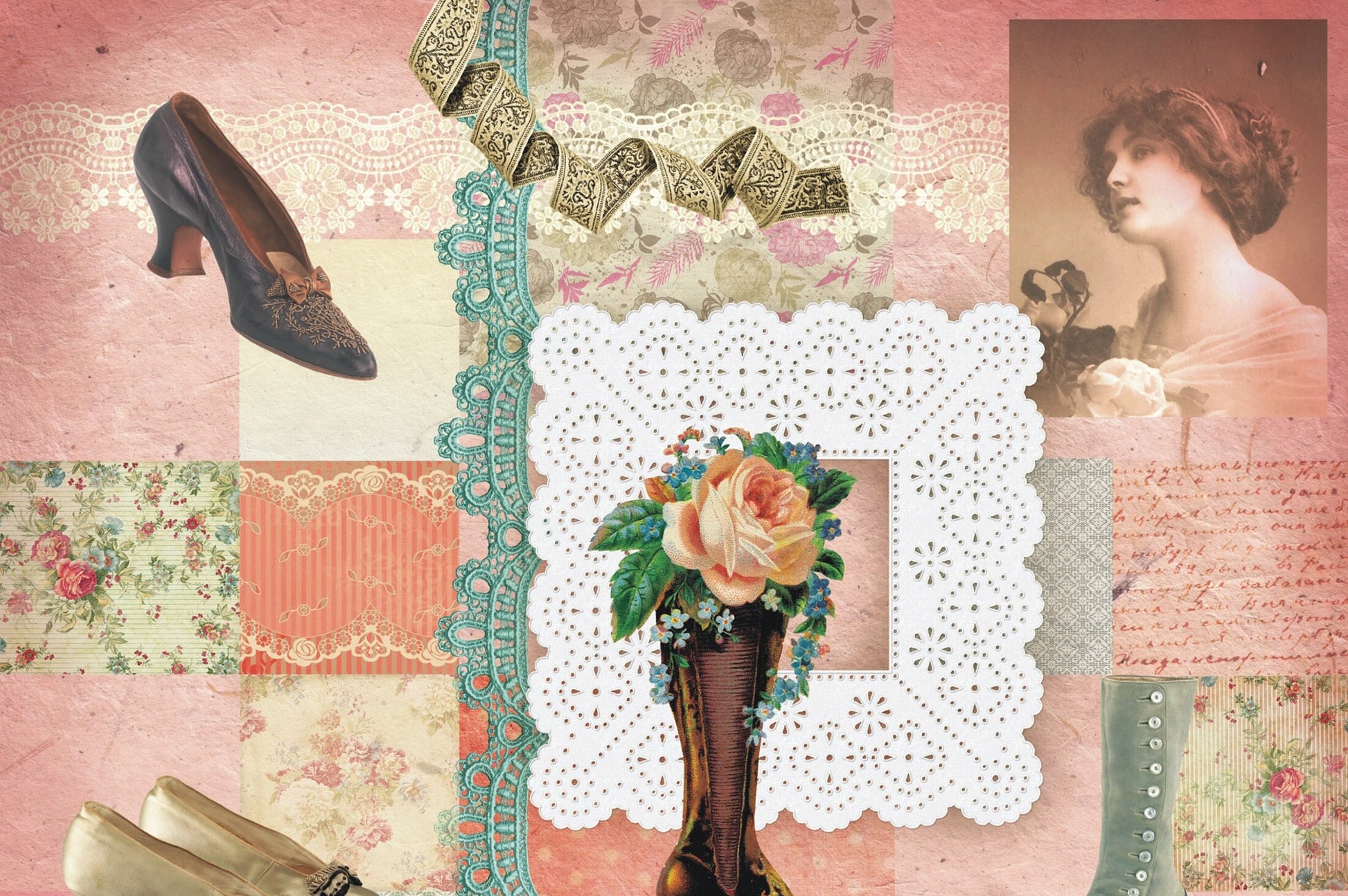 Vintage Decoupage Art - Rice Paper - Decoupage for Furniture - Large Size Rice Paper for Decoupage