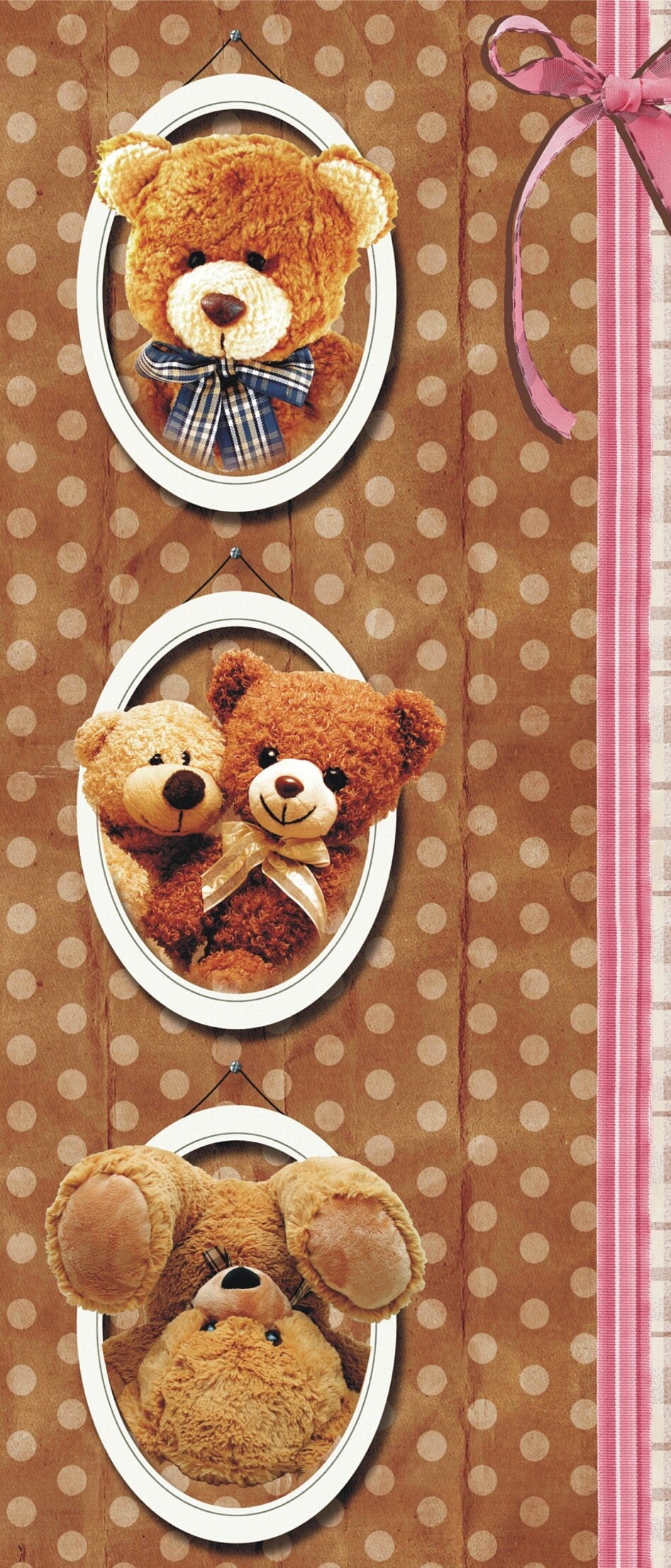 Teddy Bear - Vintage Decoupage Art - Rice Paper - Decoupage for Furniture - Large Size Rice Paper for Decoupage