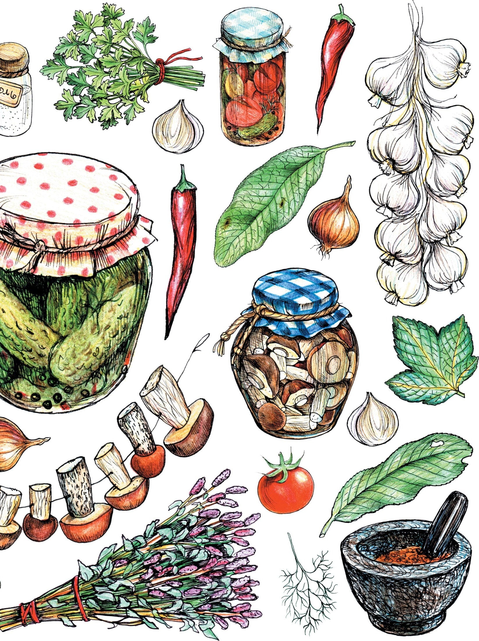 Vintage Kitchen Still Life – Decoupage Rice Paper for Furniture