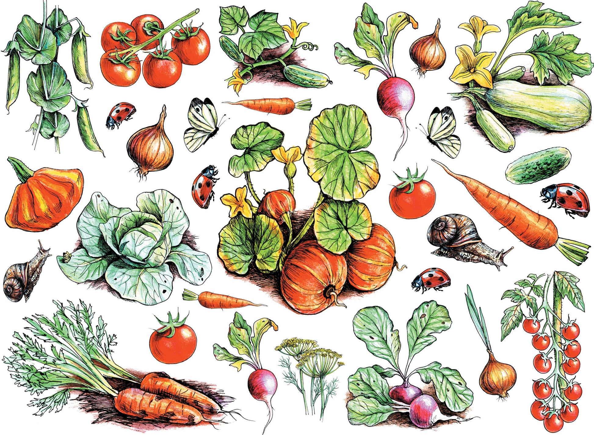 vegetables decoupage paper