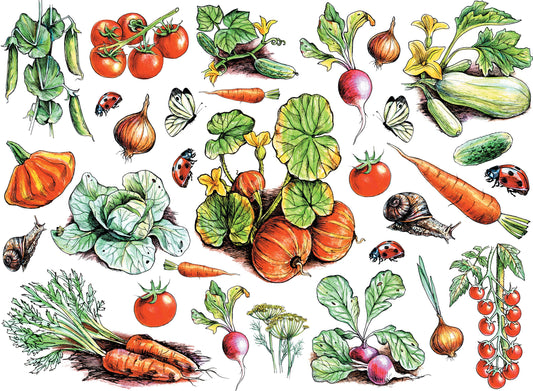 vegetables decoupage paper