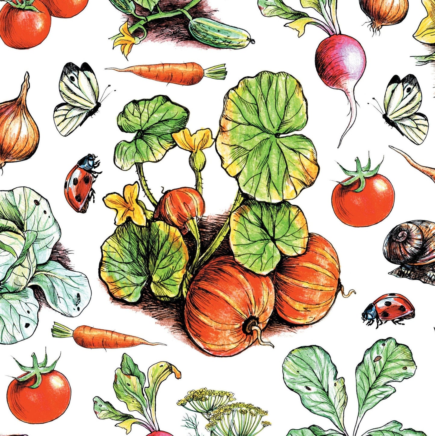 Vegetables - Carrot - Pumpkin - Vintage Decoupage Art - Rice Paper - Decoupage for Furniture - Large Size Rice Paper for Decoupage - Sheets