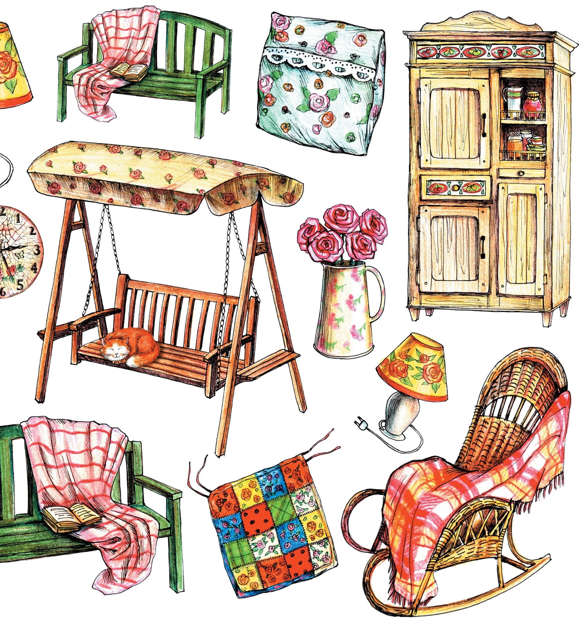 Vintage Decoupage Rice Paper - Furniture Art Sheets