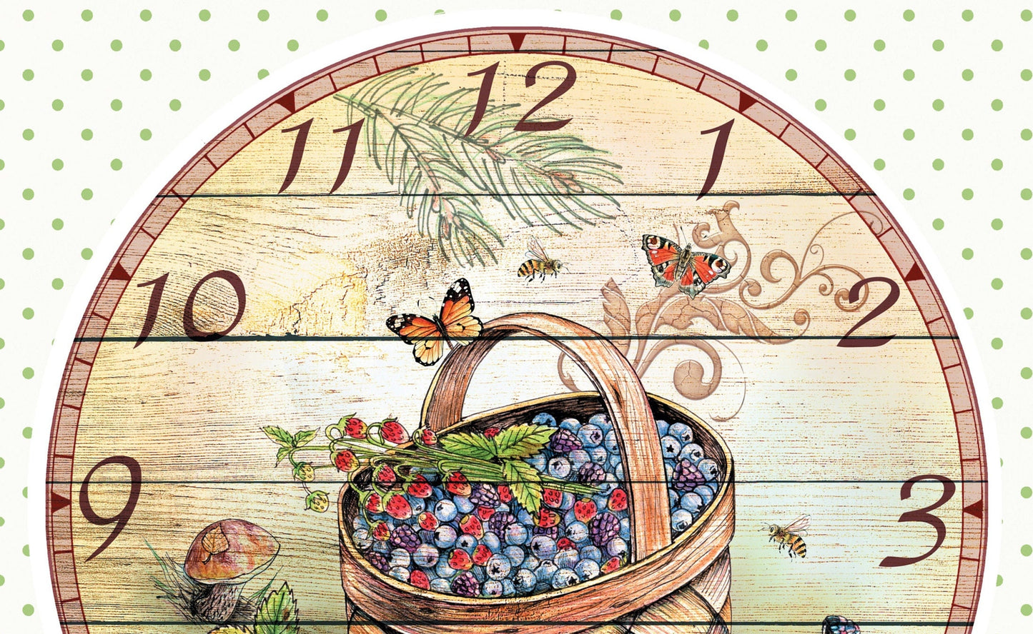 Clock - Vintage Decoupage Art - Rice Paper - Decoupage for Furniture - Large Size Rice Paper for Decoupage - Sheets