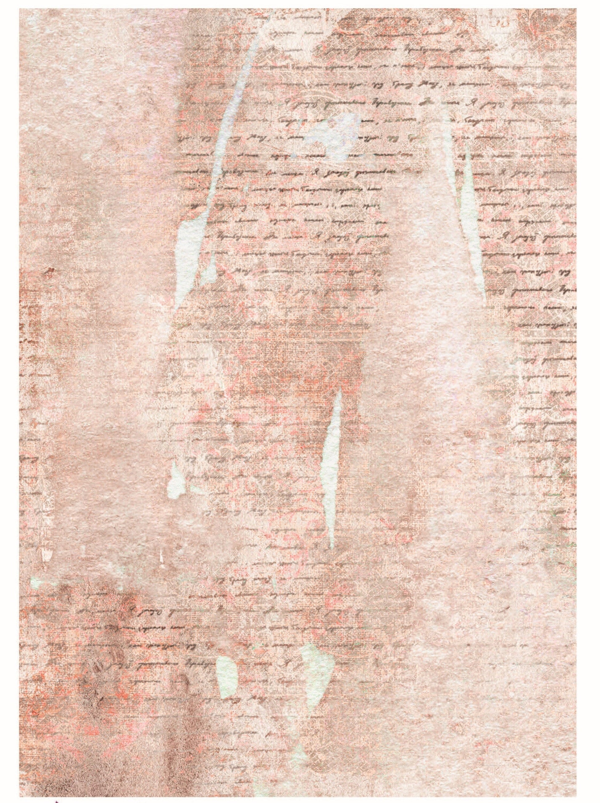 Old Wall Words Vintage Decoupage - Decoupage Art - Large Size Rice Paper for Decoupage - Decoupage Crafts