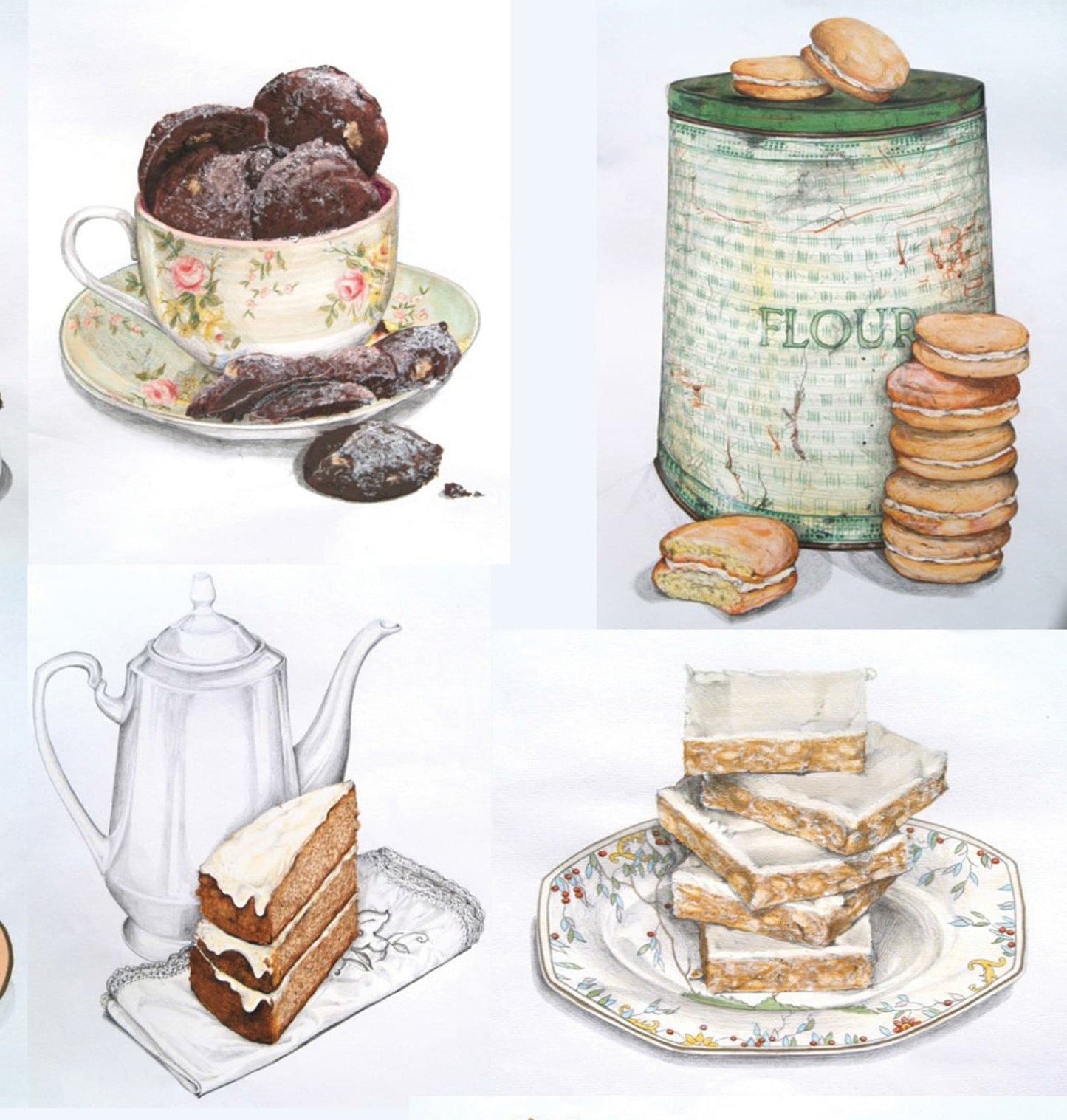 Desserts - Kitchen Decoupage Paper - Decoupage Art - Large Size Rice Paper for Decoupage - A3 A2 A1 A0