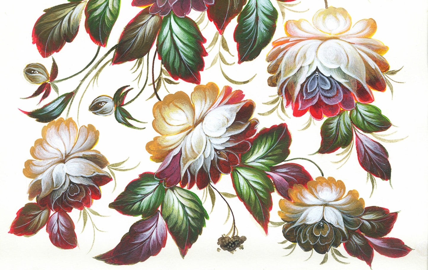 Peony Flowers Decoupage Paper - Decoupage Art - Large Size Rice Paper for Decoupage