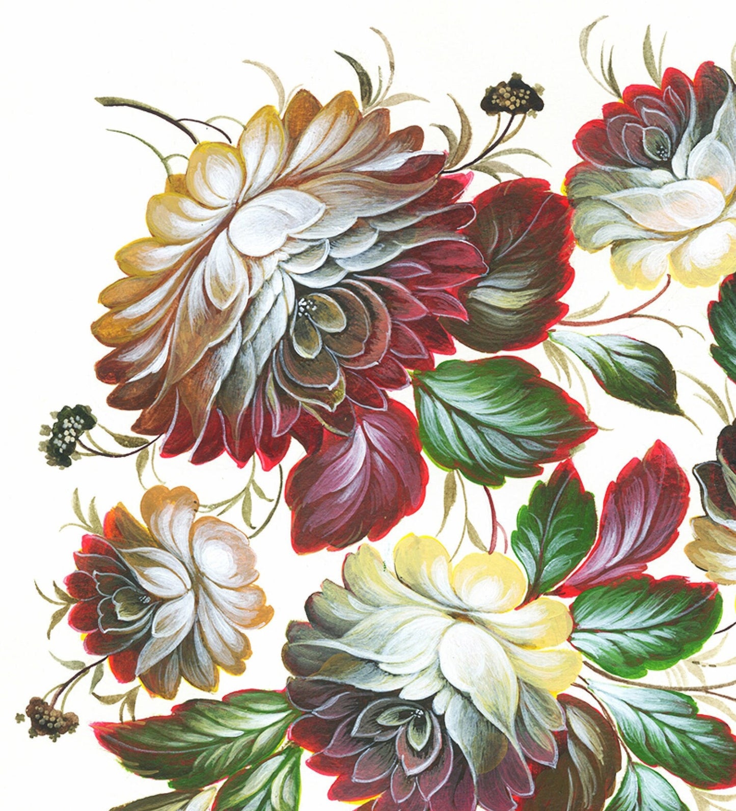 Peony Flowers Decoupage Paper - Decoupage Art - Large Size Rice Paper for Decoupage