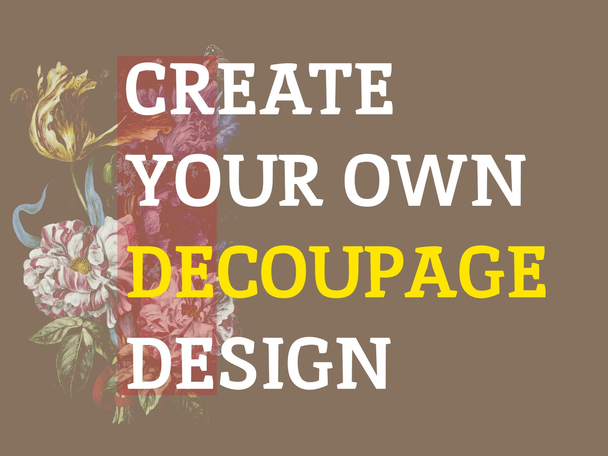 custom decoupage paper