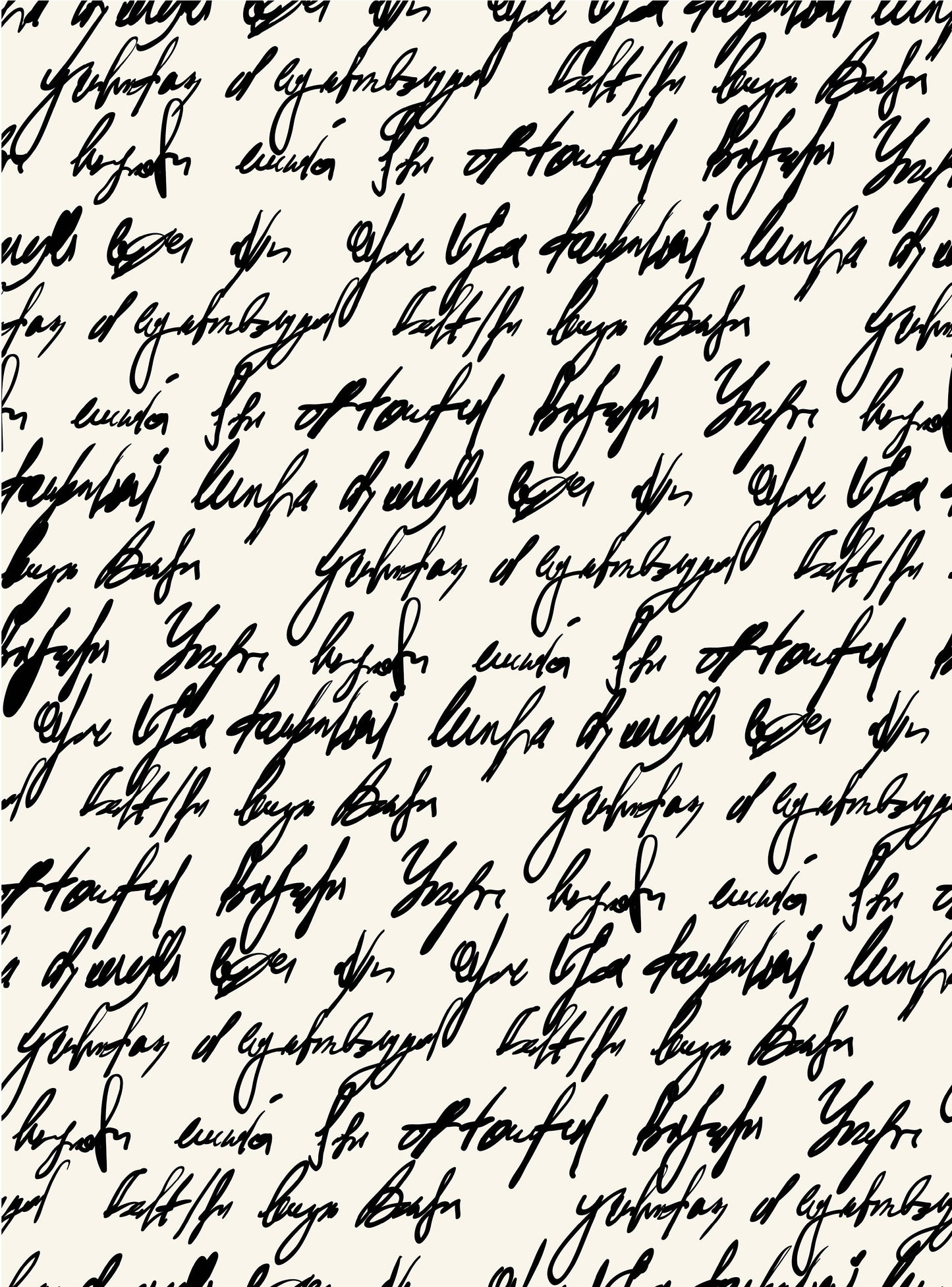 Handwrite Vintage Decoupage Paper - Decoupage Art - Large Size Rice Paper for Decoupage - A3 A2 A1 A0