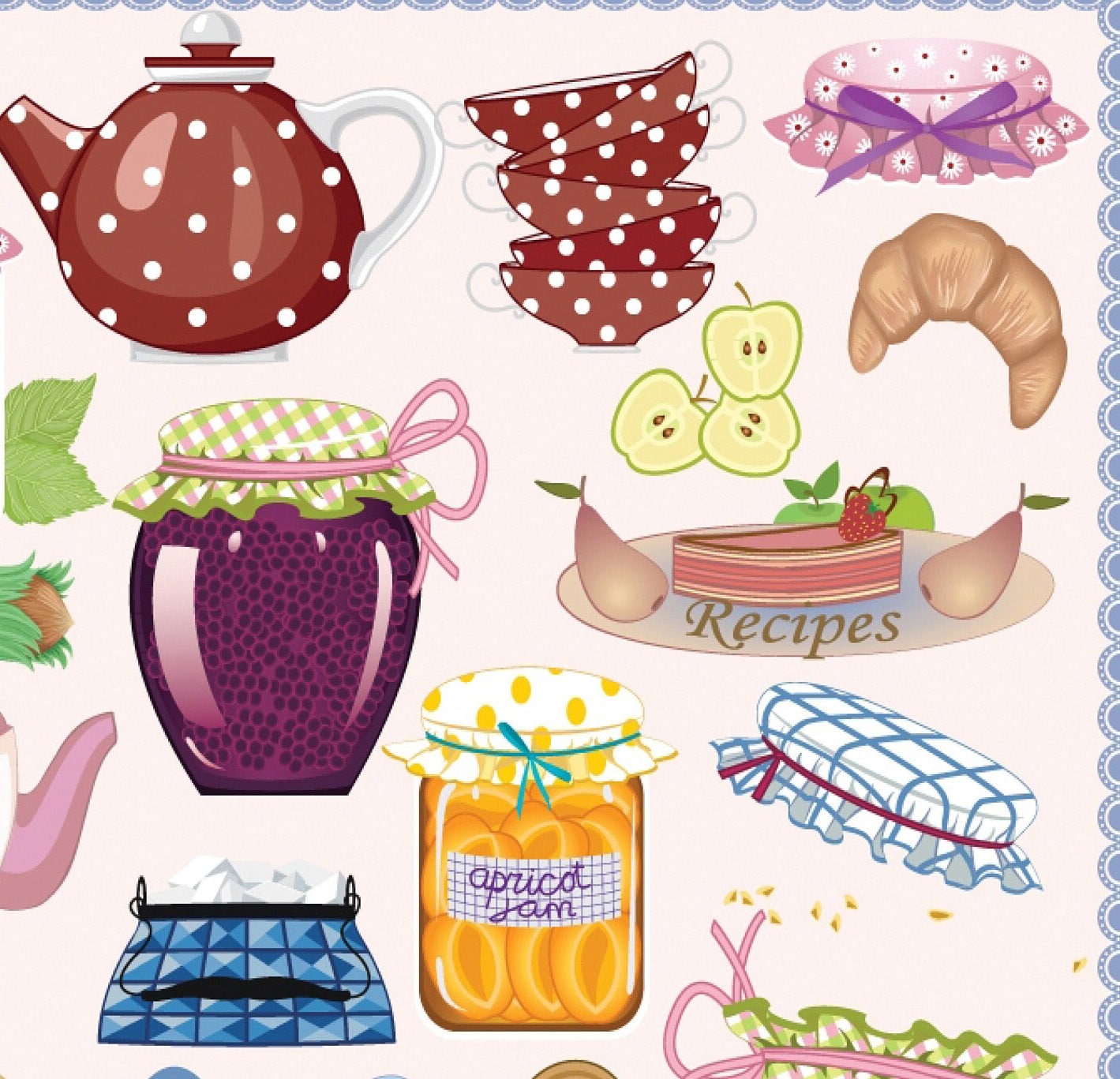 Kitchen Vintage Decoupage Paper - Decoupage Art - Large Size Rice Paper for Decoupage - A3 A2 A1 A0