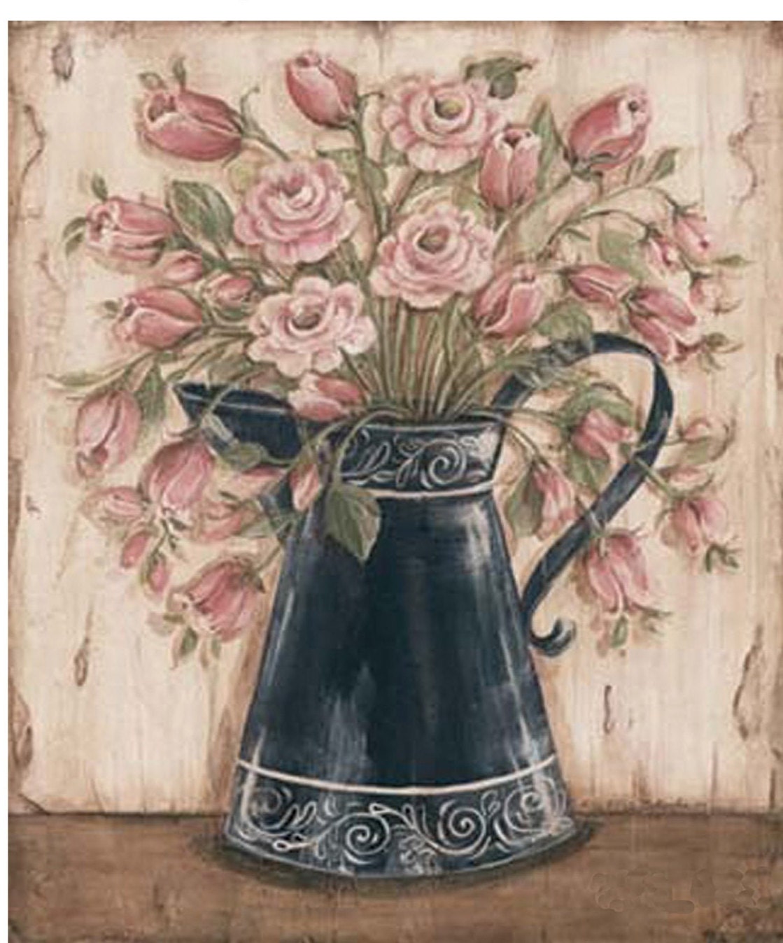 Flowers Vintage Decoupage Paper - Decoupage Art - Large Size Rice Paper for Decoupage - A3 A2 A1 A0