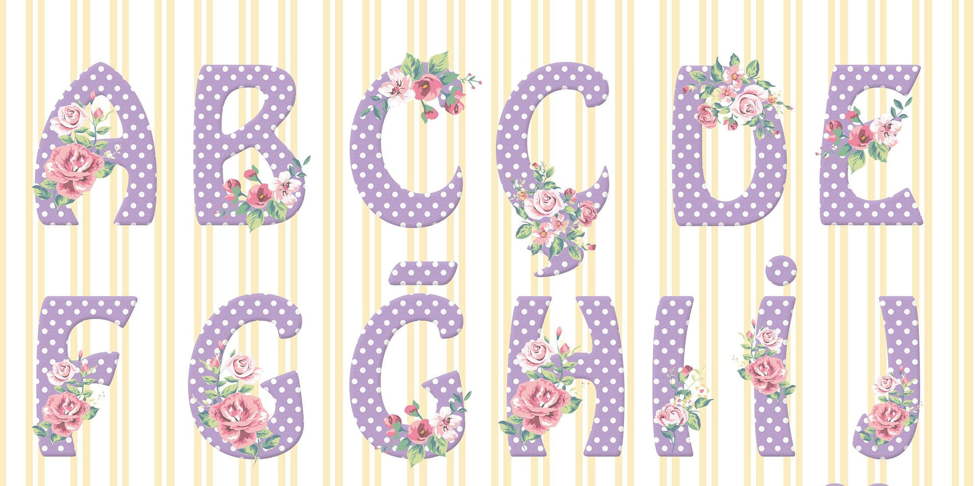 Large Decoupage Paper - Decoupage Art - Rice Paper for Decoupage - Vintage Decoupage - Floral Alphabet