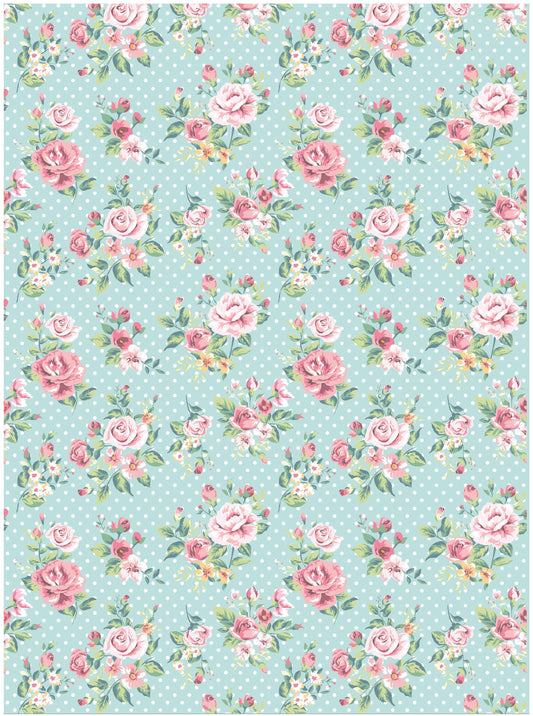 Roses Decoupage Paper - Decoupage Art - Large Size Rice Paper for Decoupage