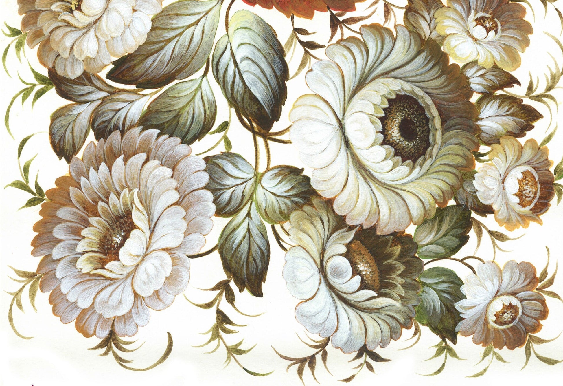 Large Decoupage Paper for Furniture - Decoupage Art - Rice Paper for Decoupage - Floral Decoupage