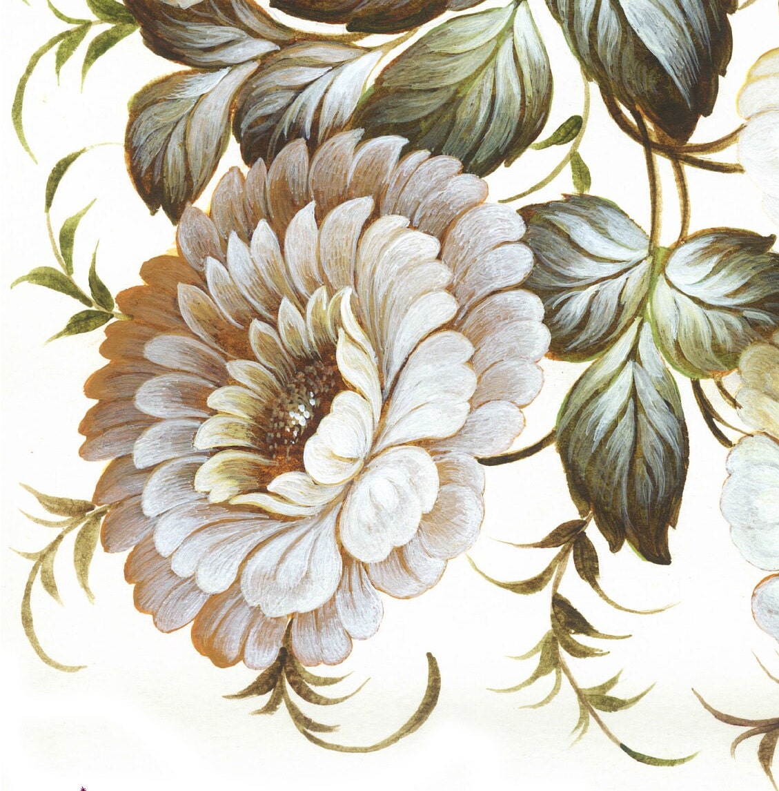 Large Decoupage Paper for Furniture - Decoupage Art - Rice Paper for Decoupage - Floral Decoupage