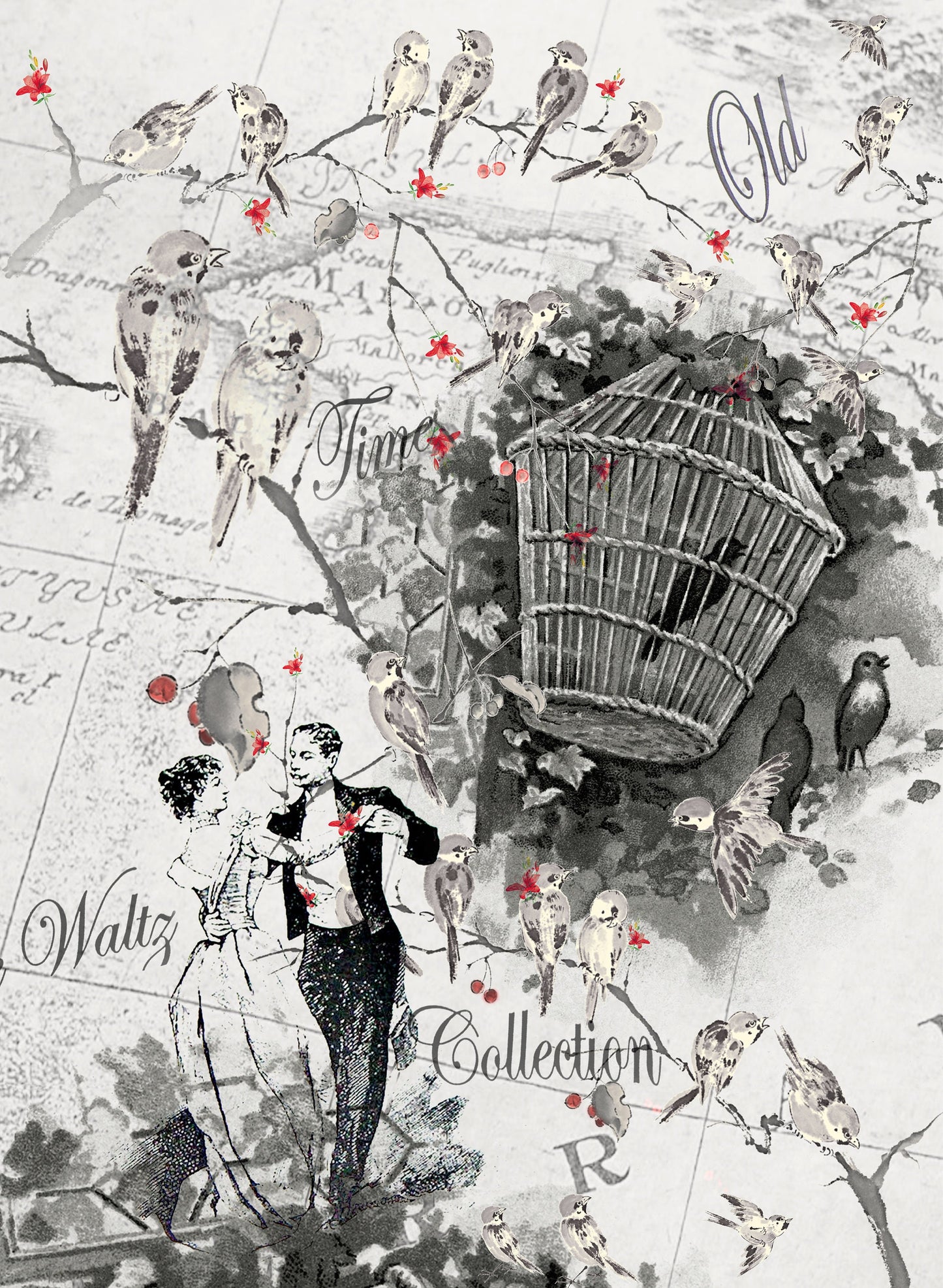 waltz decoupage
