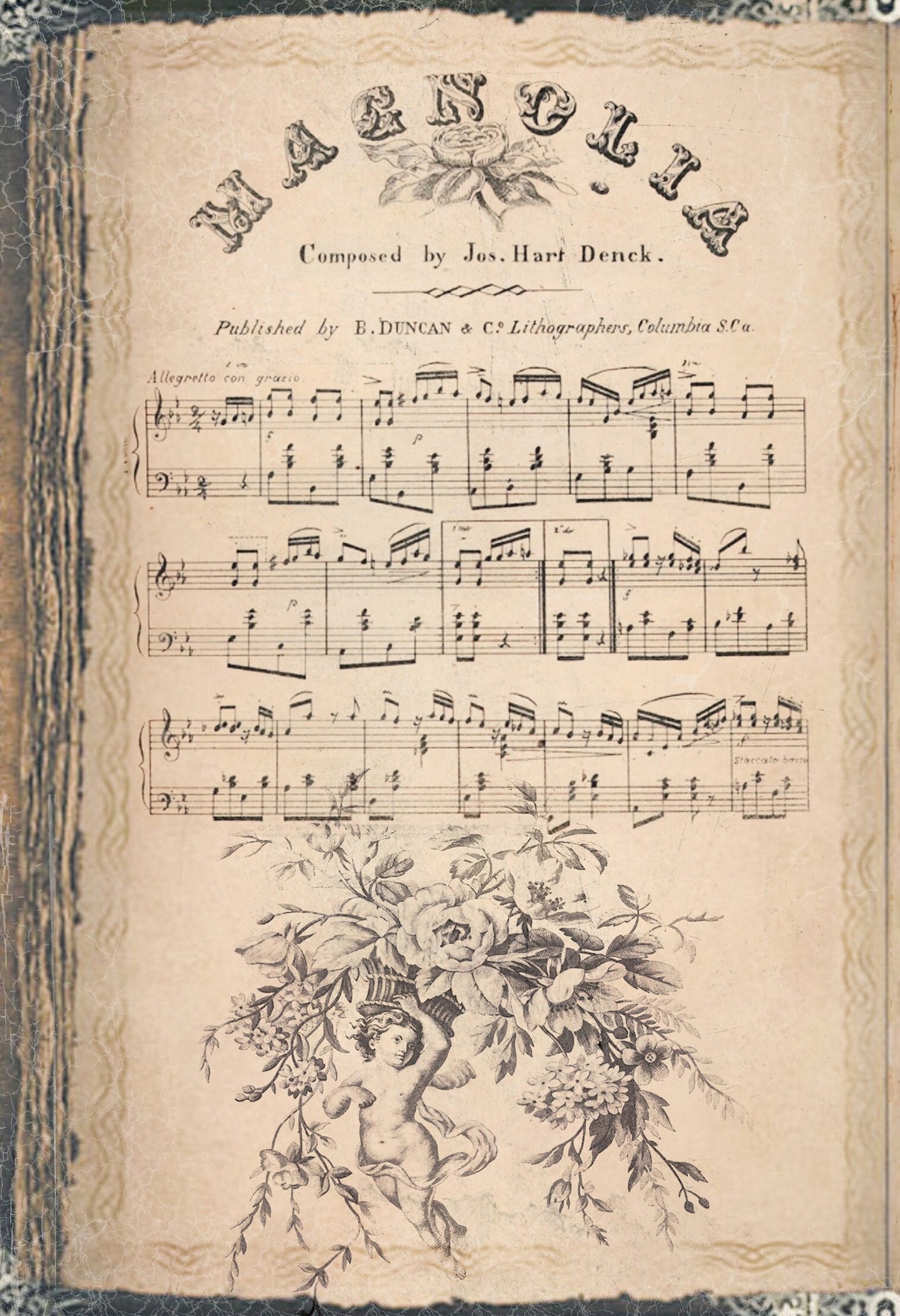 Large Decoupage Paper - Decoupage Art - Rice Paper for Decoupage - Vintage Decoupage - Music Notes - Piano