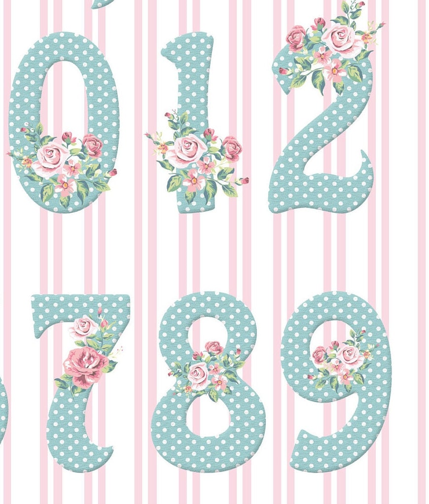 Large Decoupage Paper - Decoupage Art - Rice Paper for Decoupage - Vintage Decoupage - Floral Alphabet