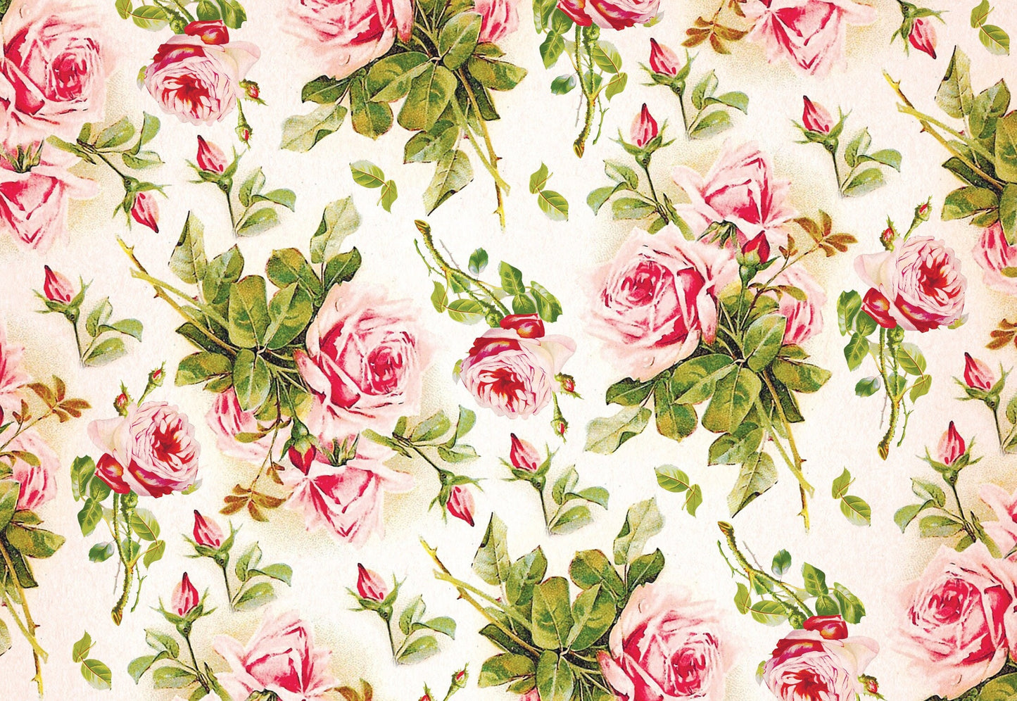 Large Decoupage Paper - Decoupage Art - Rice Paper for Decoupage - Vintage Decoupage - Roses