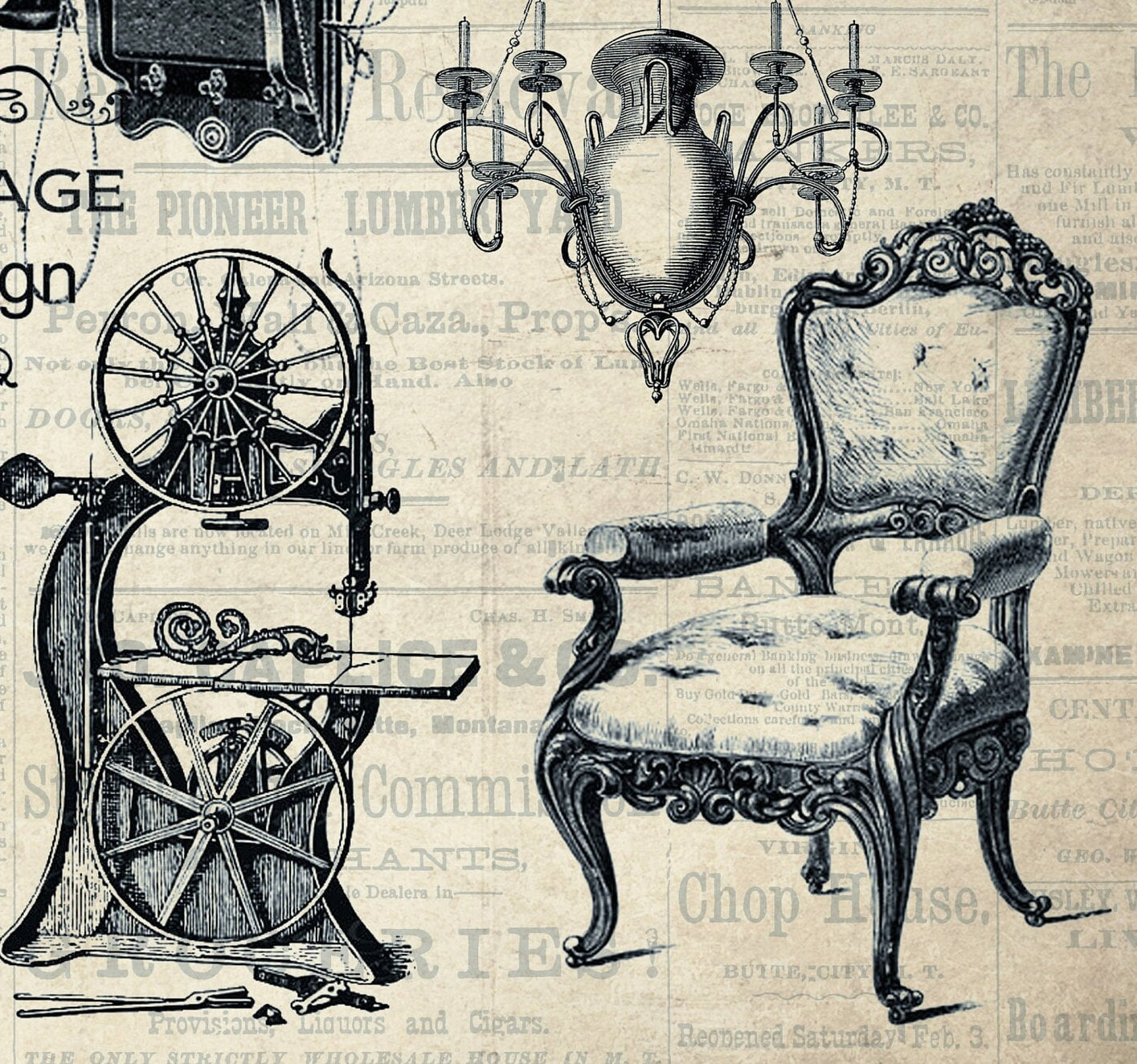 Large Decoupage Paper - Decoupage Art - Rice Paper for Decoupage - Decoupage for Furniture - Vintage Decoupage - Antique Furniture