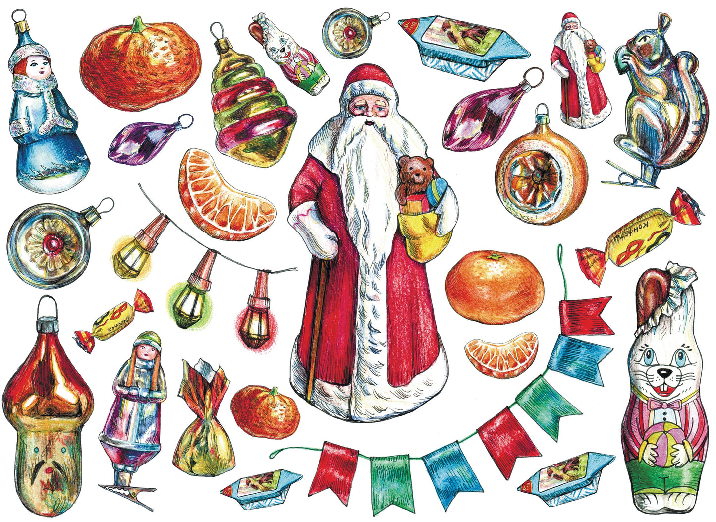 christmas decoupage paper