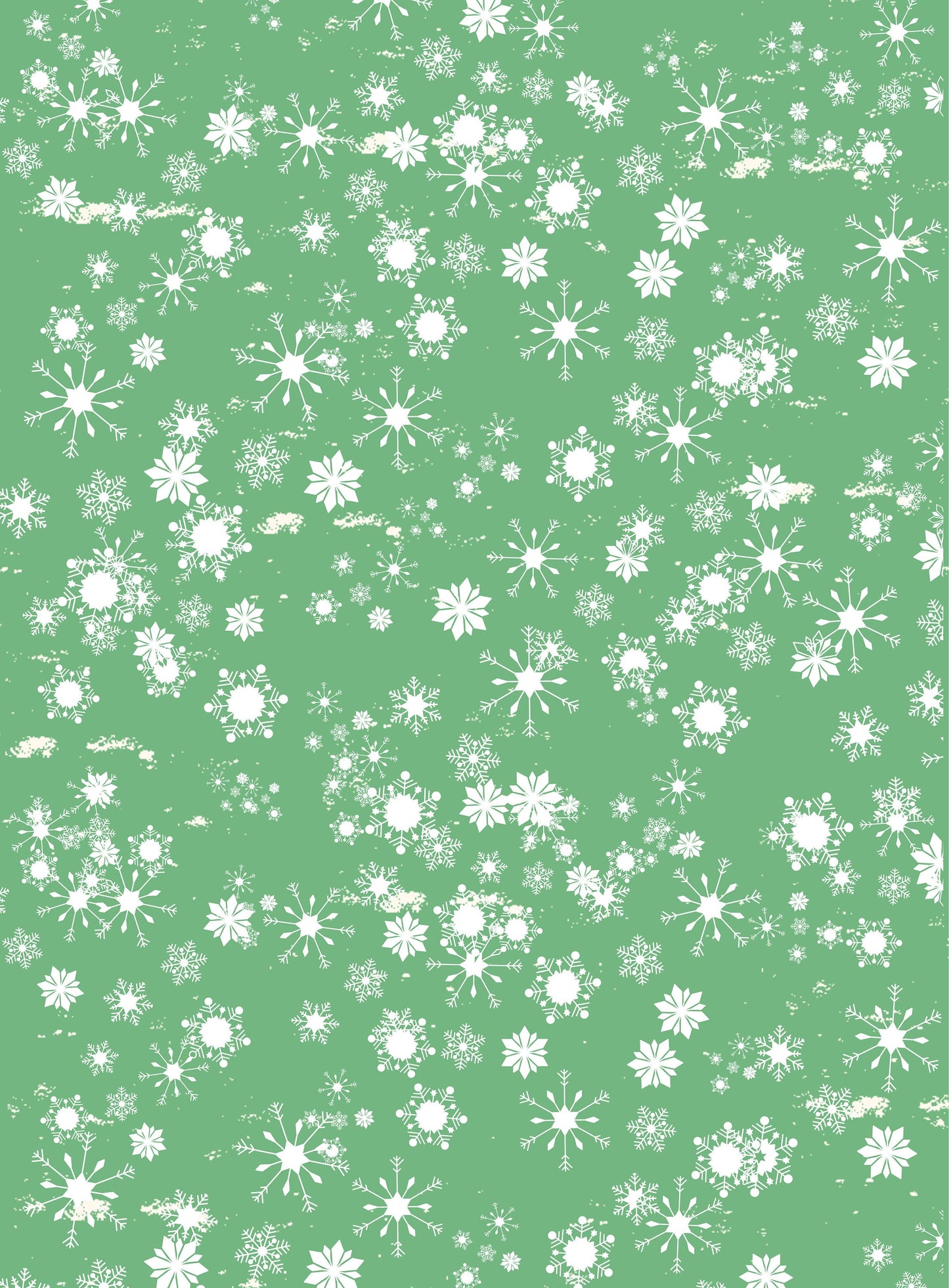 Large Decoupage Paper - Decoupage Art - Rice Paper for Decoupage - Decoupage for Furniture - Vintage Decoupage - Christmas Snowflake Green