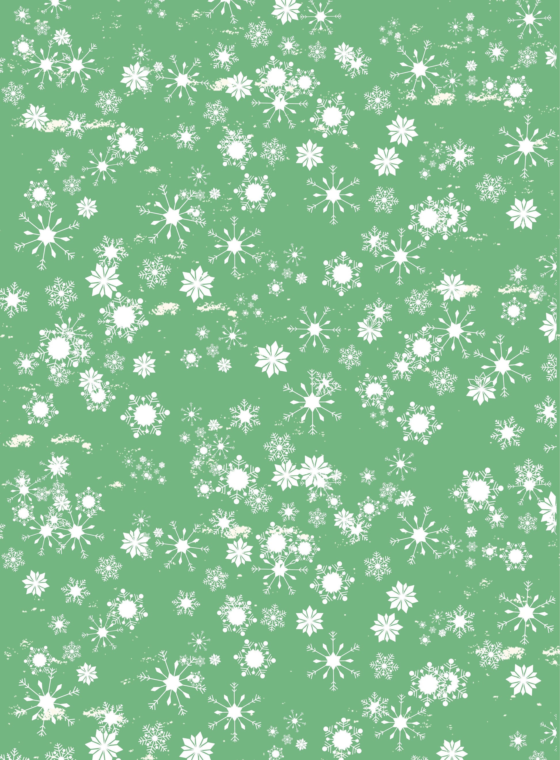 Large Decoupage Paper - Decoupage Art - Rice Paper for Decoupage - Decoupage for Furniture - Vintage Decoupage - Christmas Snowflake Green