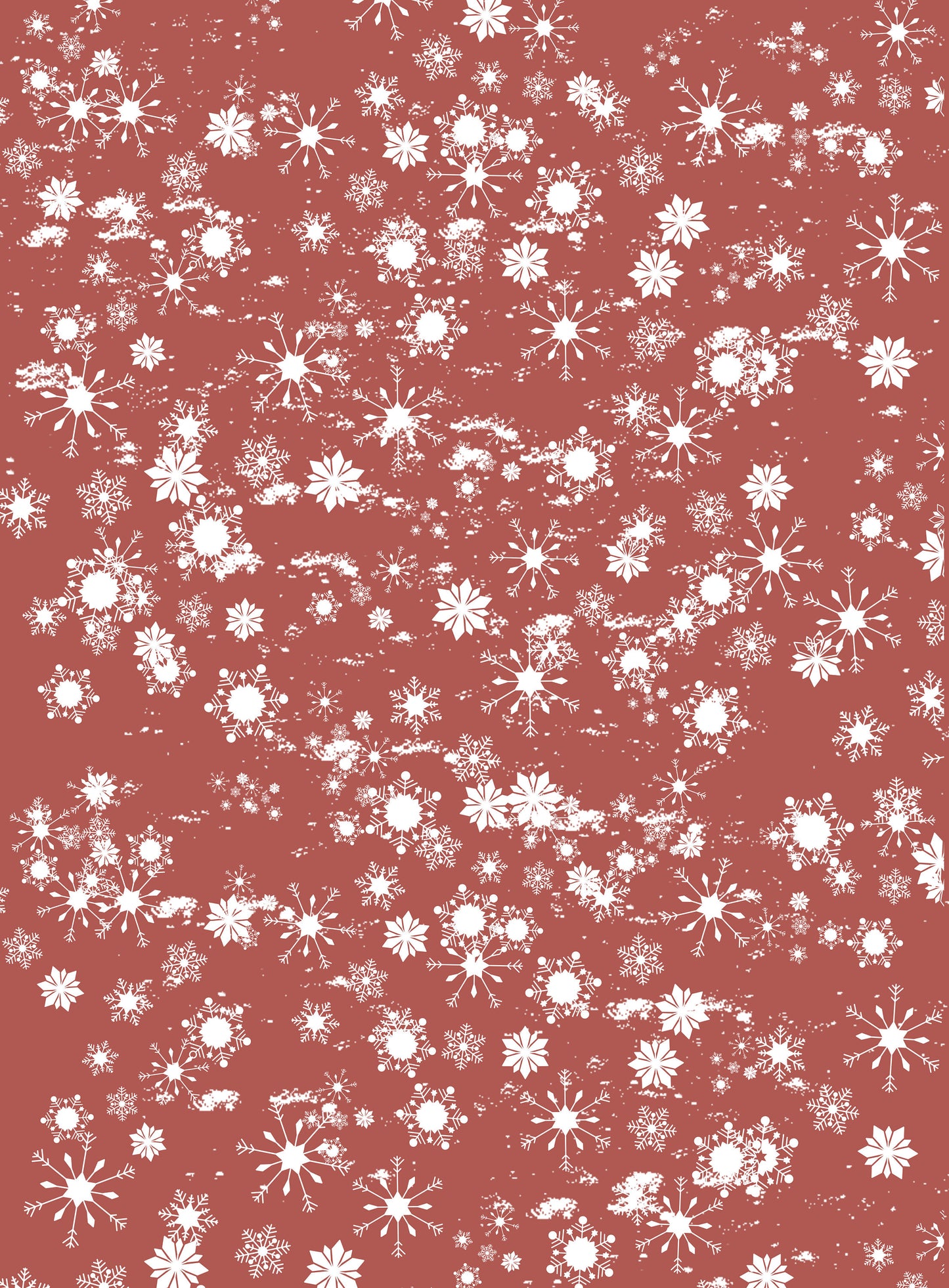 Large Decoupage Paper - Decoupage Art - Rice Paper for Decoupage - Decoupage for Furniture - Vintage Decoupage - Christmas Snowflake Red