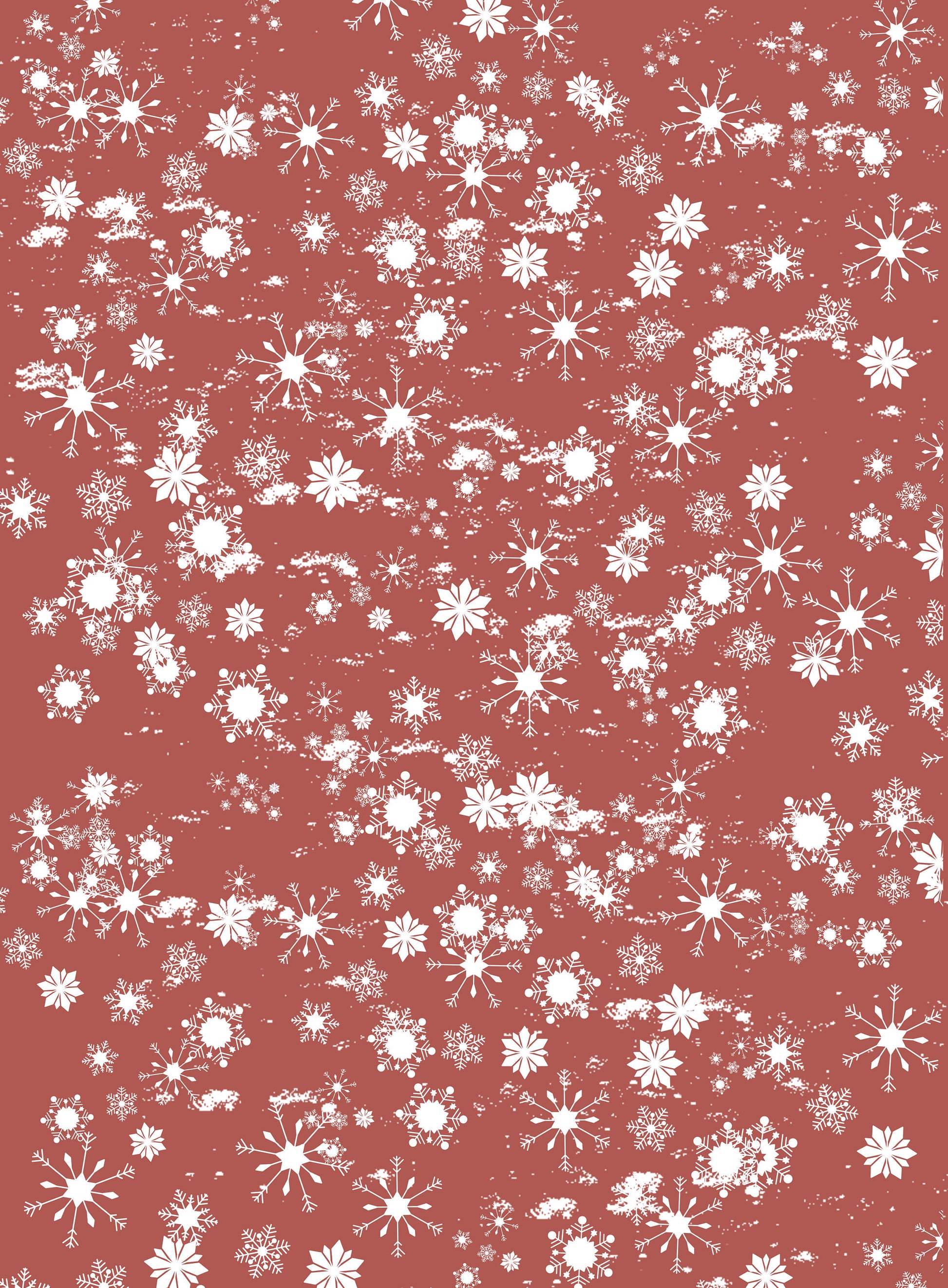 Large Decoupage Paper - Decoupage Art - Rice Paper for Decoupage - Decoupage for Furniture - Vintage Decoupage - Christmas Snowflake Red