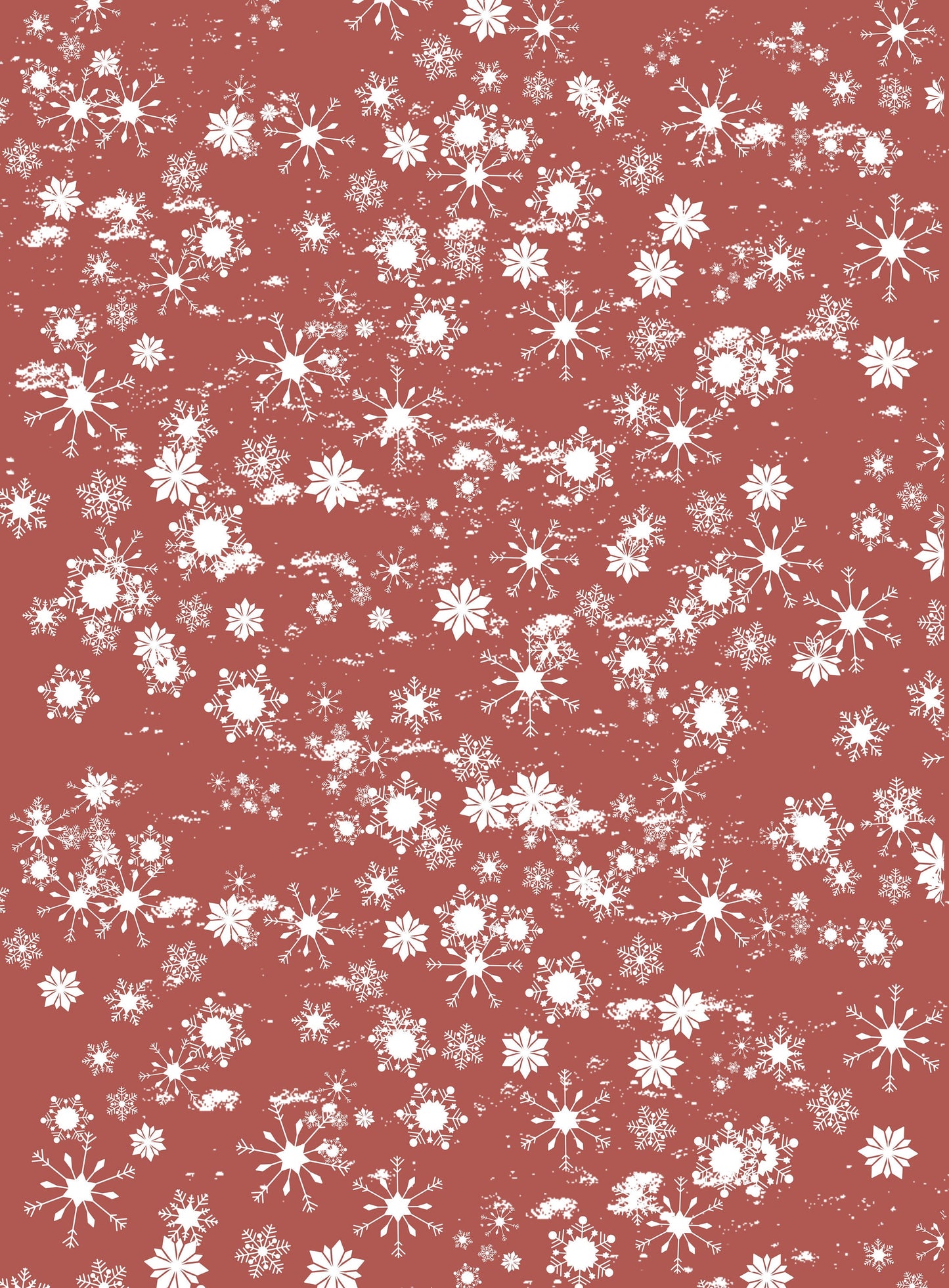 Large Decoupage Paper - Decoupage Art - Rice Paper for Decoupage - Decoupage for Furniture - Vintage Decoupage - Christmas Snowflake Red