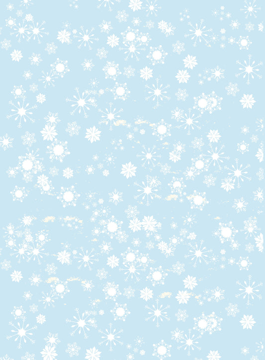 Large Decoupage Paper - Decoupage Art - Rice Paper for Decoupage - Decoupage for Furniture - Vintage Decoupage - Christmas Snowflake Blue
