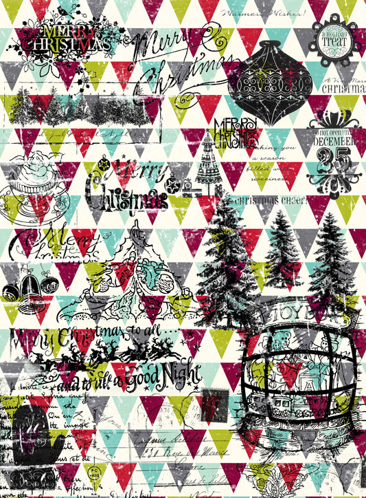 christmas decoupage paper
