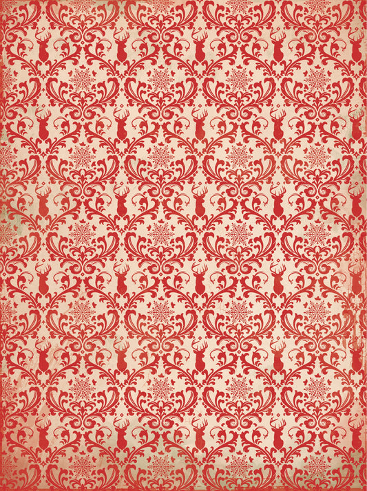 Large Decoupage Paper - Decoupage Art - Rice Paper for Decoupage - Decoupage for Furniture - Vintage Decoupage - Happy Christmas