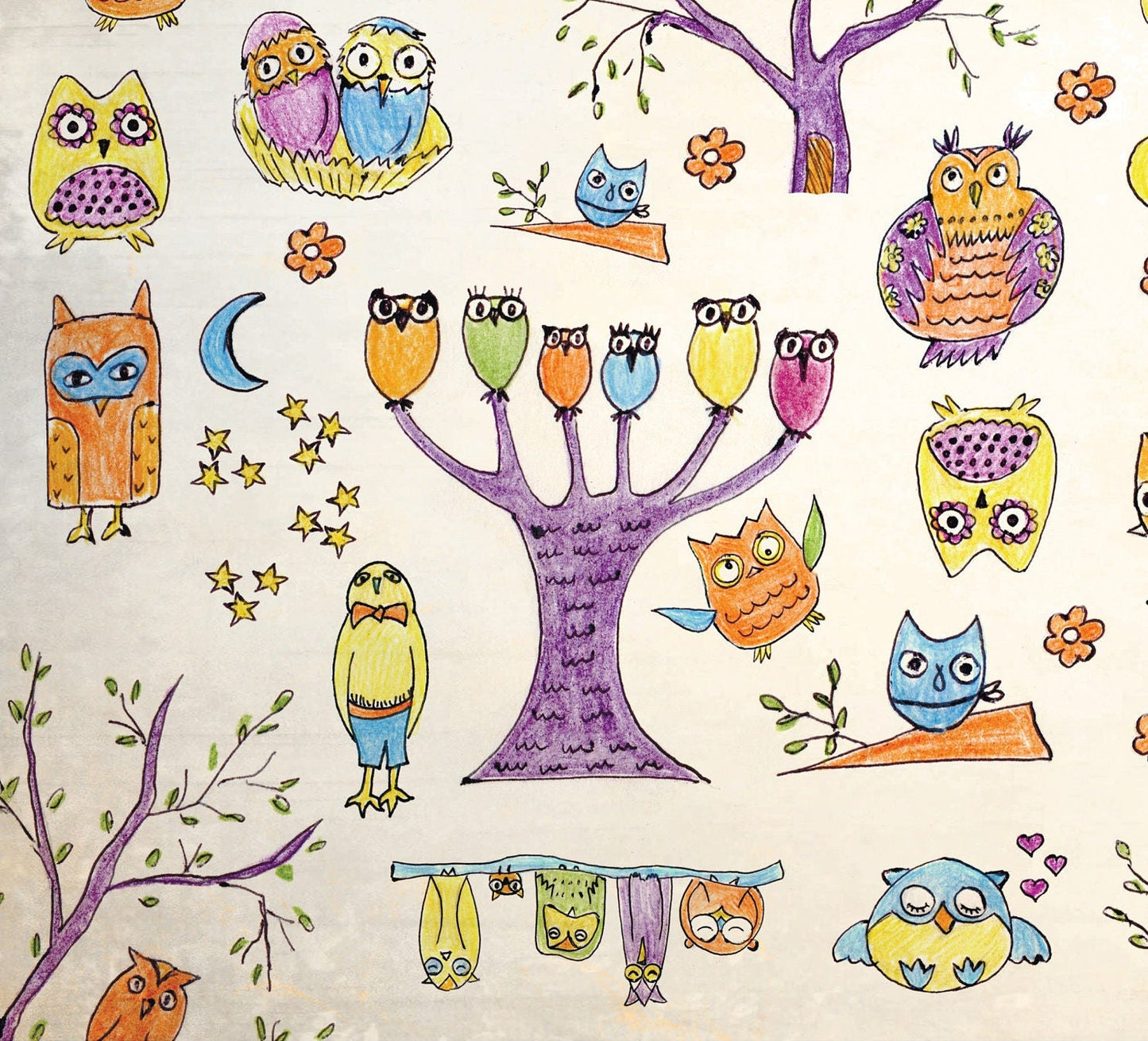 Hoooooo! Owl - Decoupage Paper - Decoupage Art - Rice Paper for Decoupage