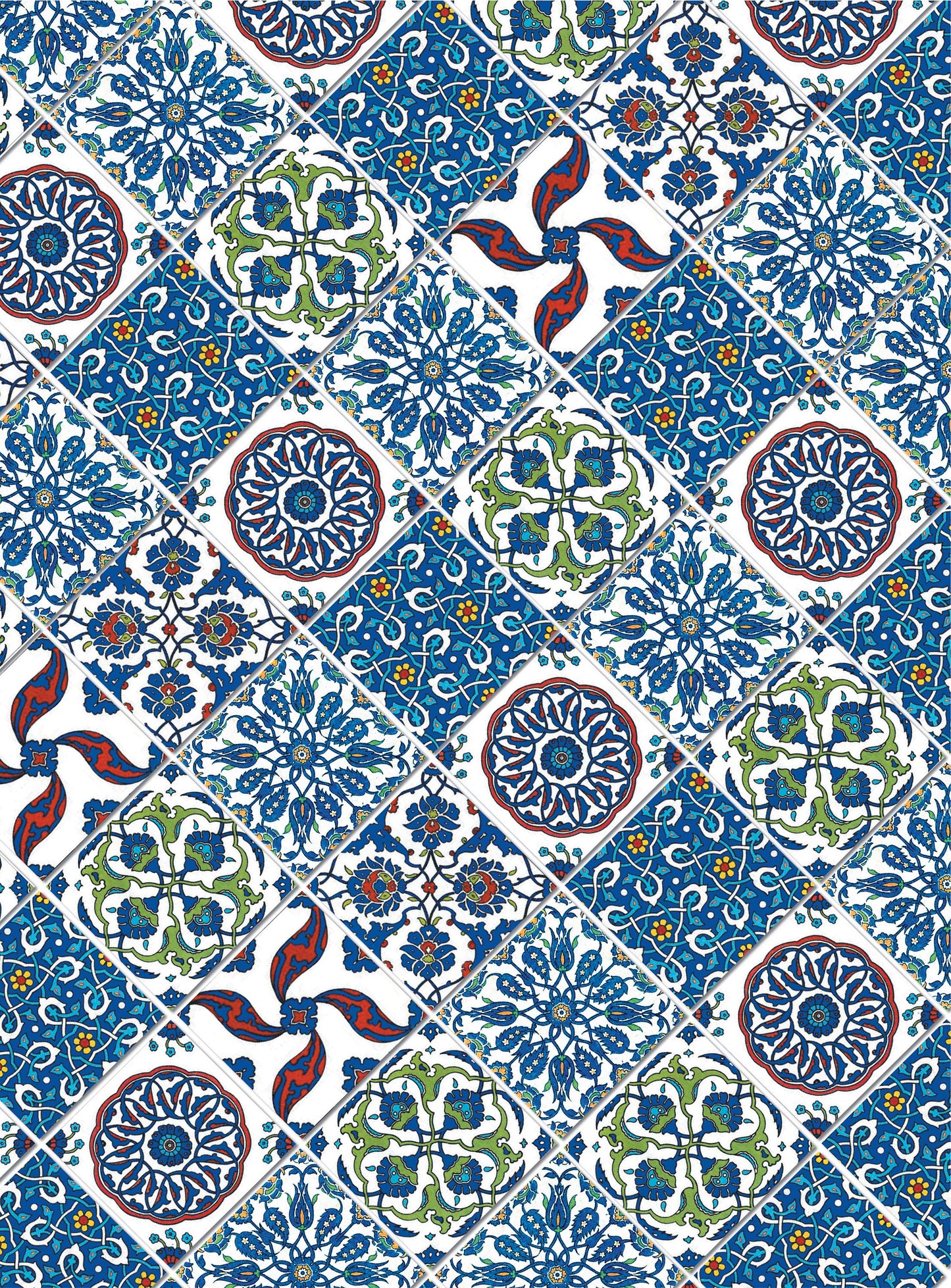 tile decopage paper