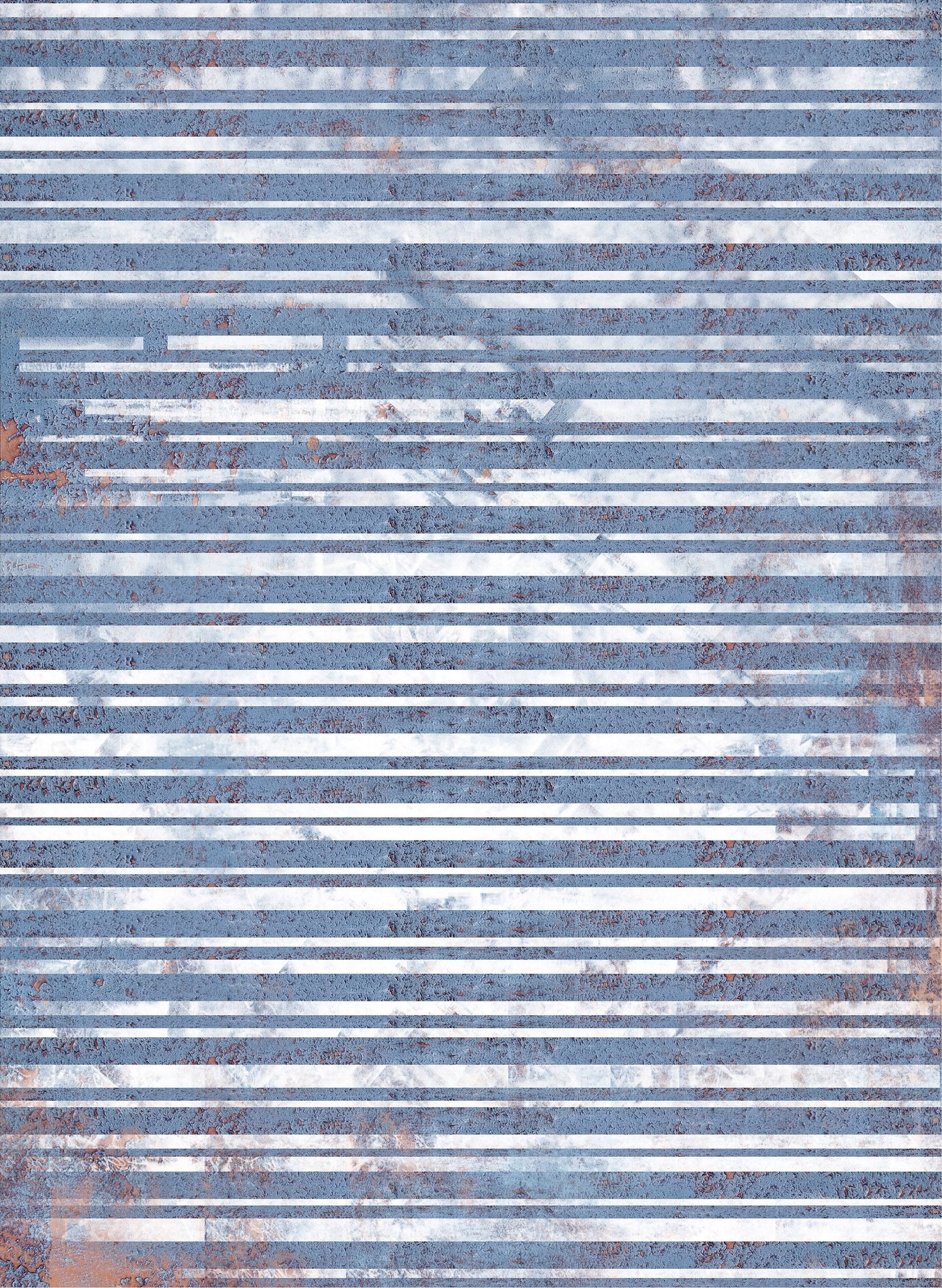 blue rusty floor decoupage paper