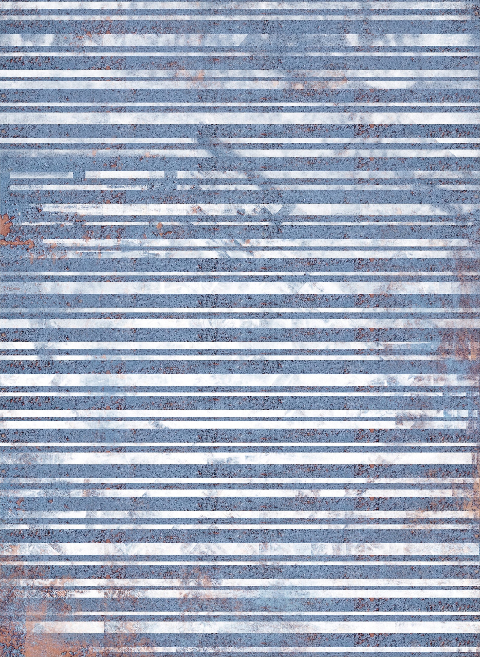 blue rusty floor decoupage paper