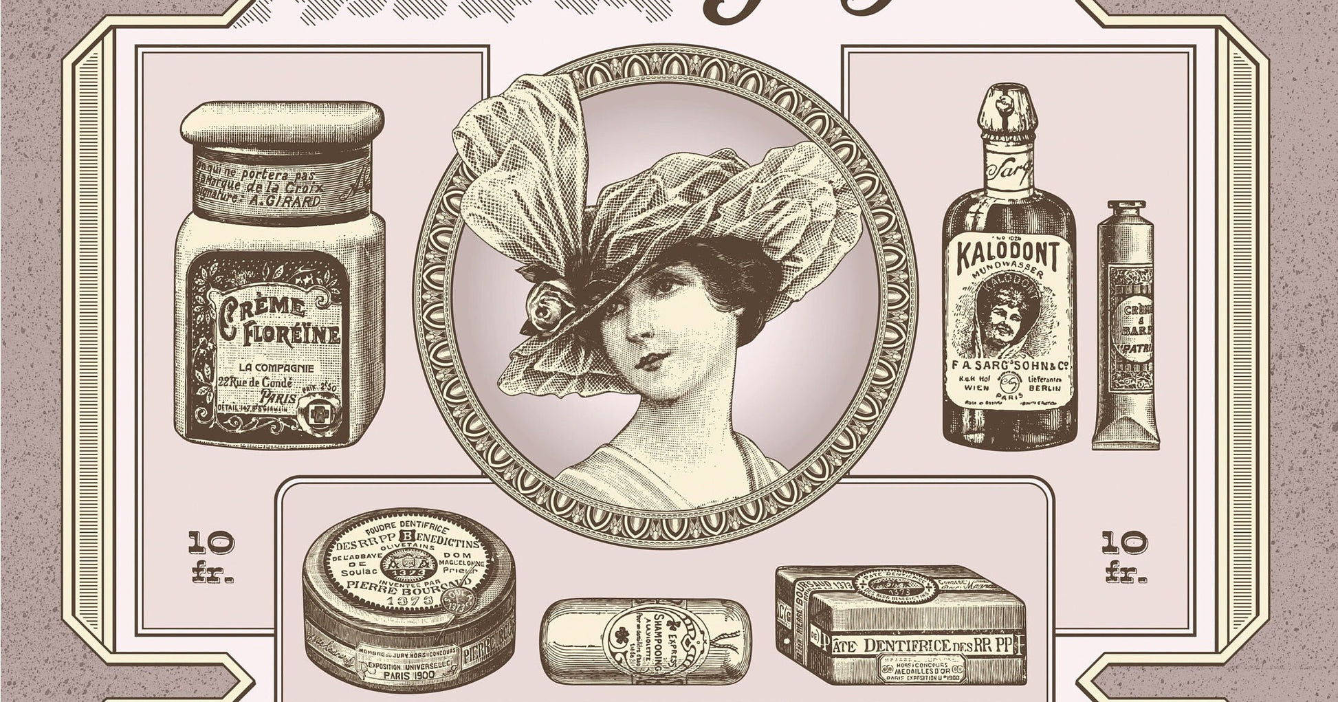 Large Rice Paper for Decoupage - Furniture Decoupage - Vintage Decoupage - Parfume Woman White & Black