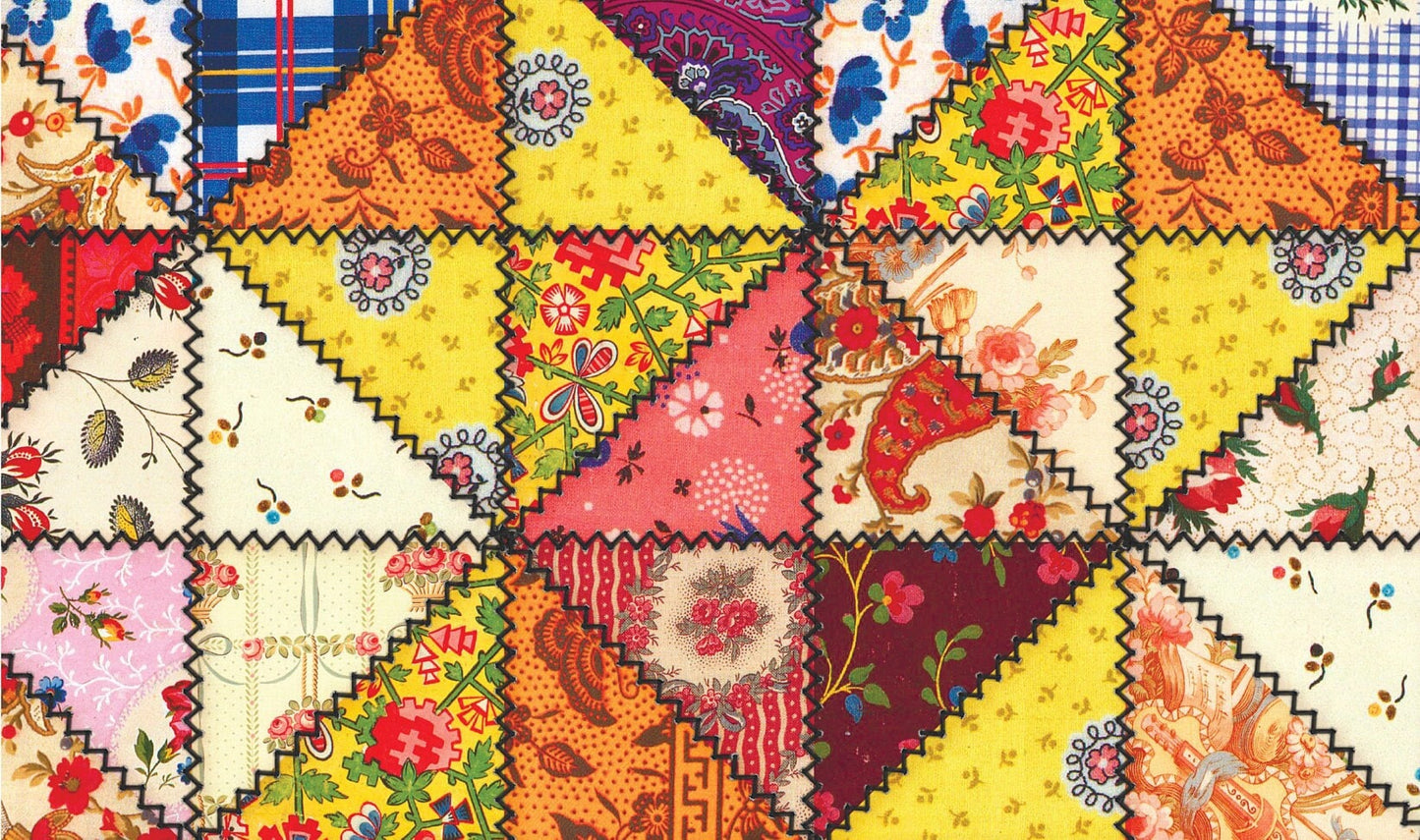Large Rice Paper for Decoupage - Furniture Decoupage - Vintage Decoupage - Floral Decoupage Paper - Quilt Pattern