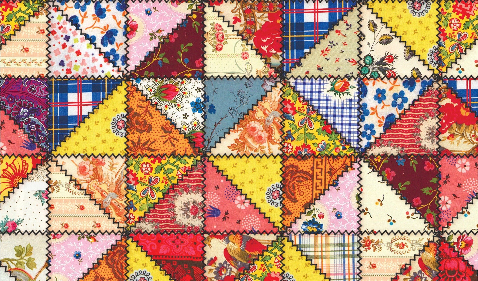 Large Rice Paper for Decoupage - Furniture Decoupage - Vintage Decoupage - Floral Decoupage Paper - Quilt Pattern