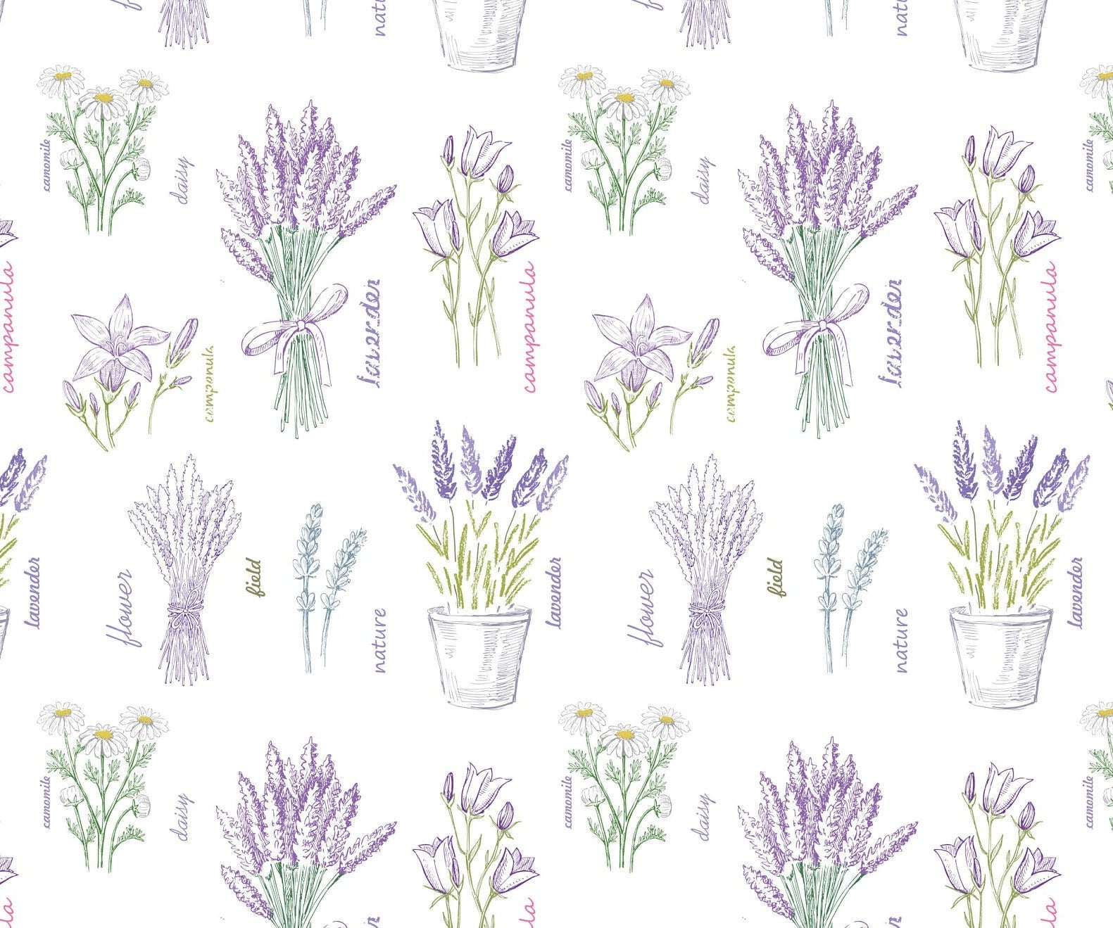 Large Rice Paper for Decoupage - Furniture Decoupage - Vintage Decoupage - Floral Decoupage Paper - Purple Levander