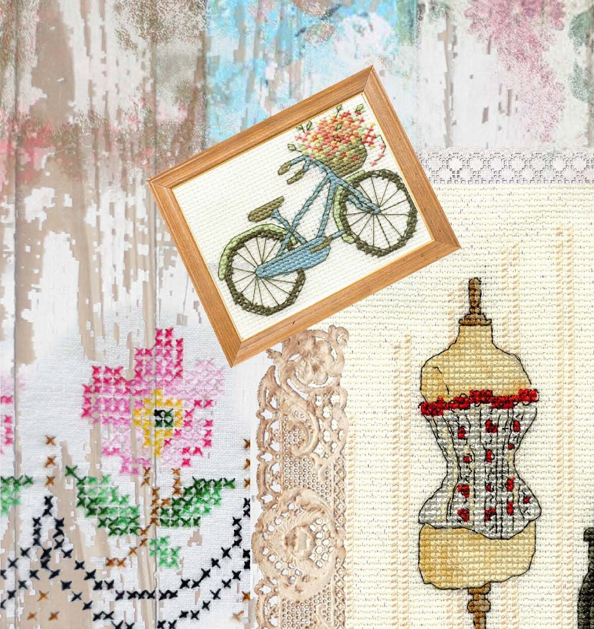 Large Floral Rice Paper - Vintage Decoupage Paper