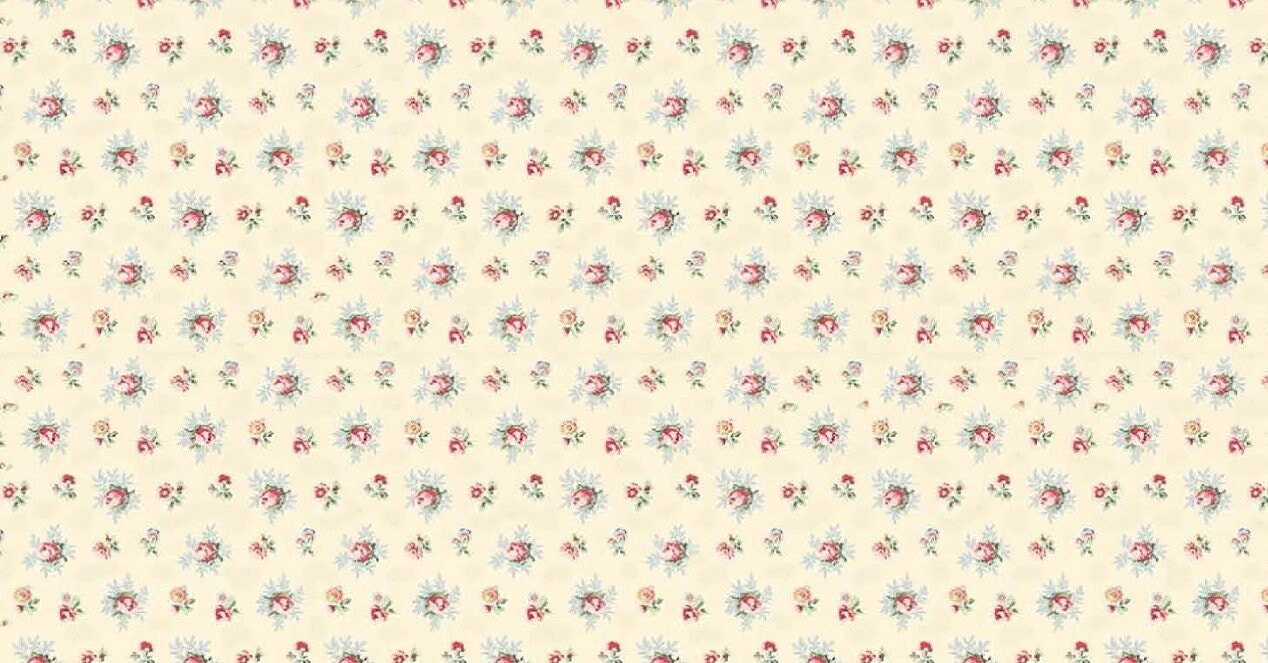 Large Rice Paper for Decoupage - Furniture Decoupage - Vintage Decoupage - Floral Decoupage Paper - Tiny Flowers