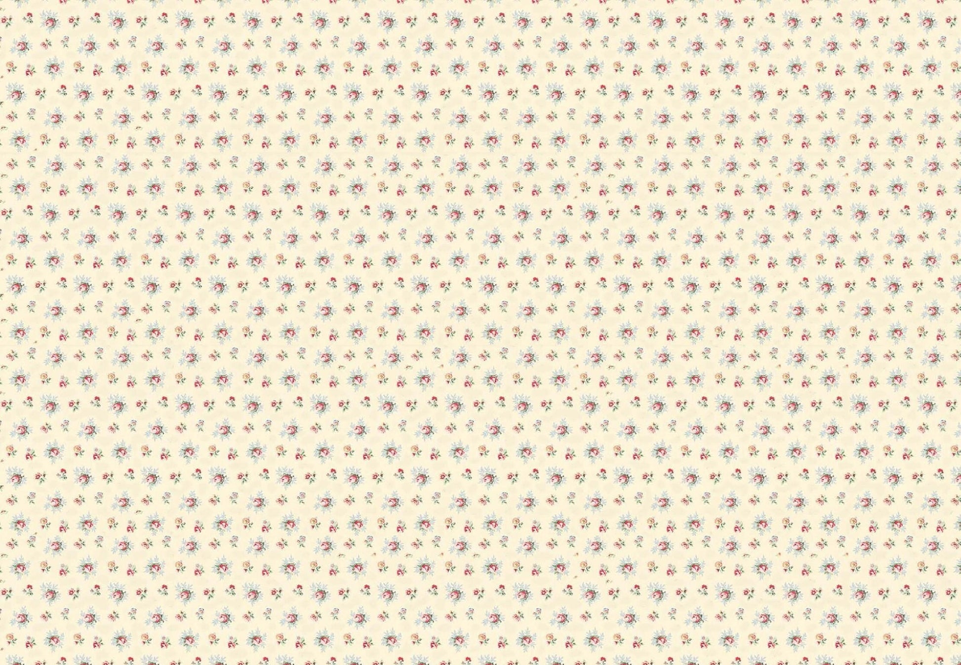 Large Rice Paper for Decoupage - Furniture Decoupage - Vintage Decoupage - Floral Decoupage Paper - Tiny Flowers