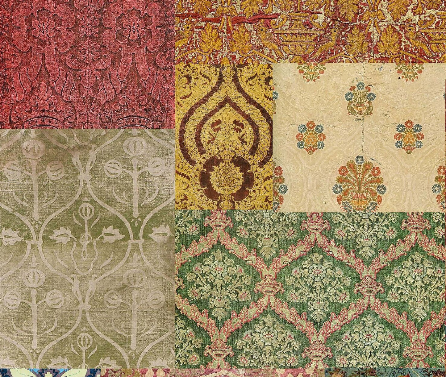Large Rice Paper for Decoupage - Furniture Decoupage - Vintage Decoupage - Decoupage Paper - Traditional Ottoman Rug Pattern