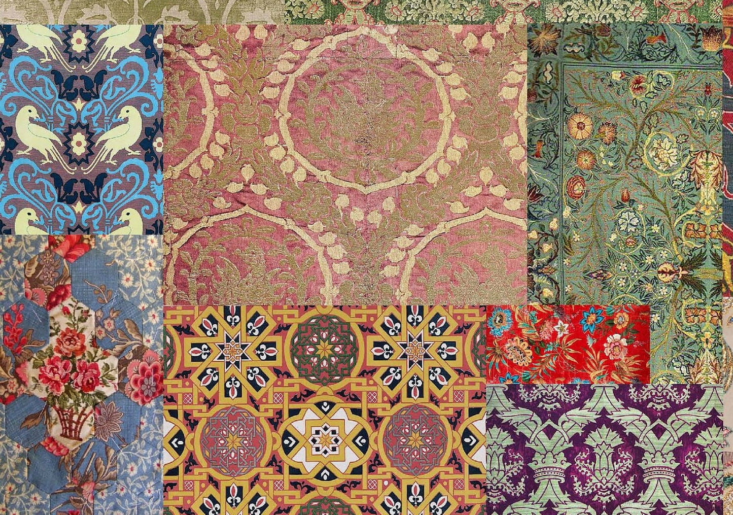 Large Rice Paper for Decoupage - Furniture Decoupage - Vintage Decoupage - Decoupage Paper - Traditional Ottoman Rug Pattern